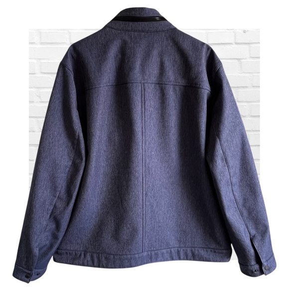 Levi's Trucker All Weather Water Resist Soft Shell Blue Denim Jacket Men’s XXL - Picture 3 of 14